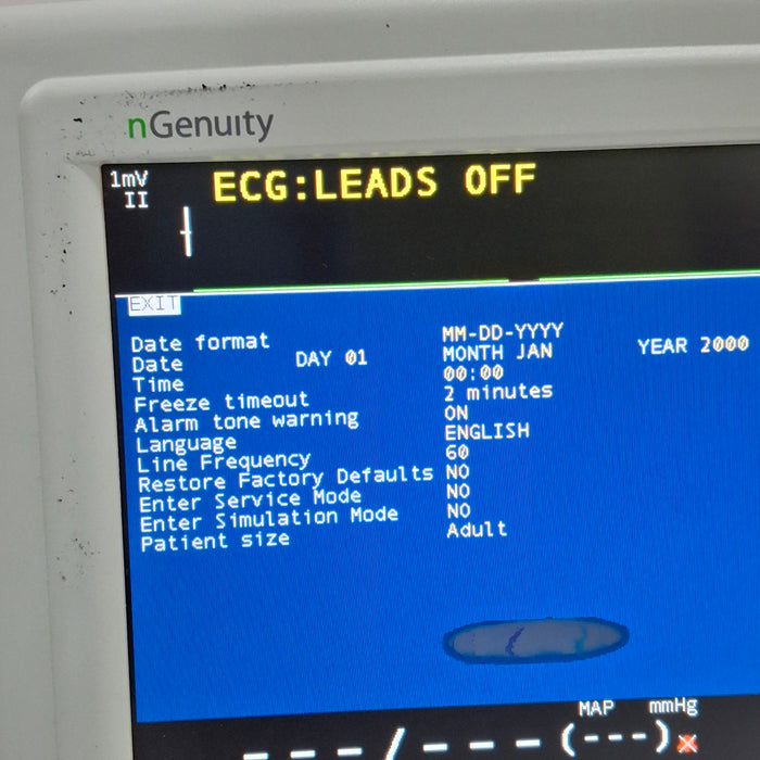 Criticare nGenuity 8100EP1 Patient Monitor