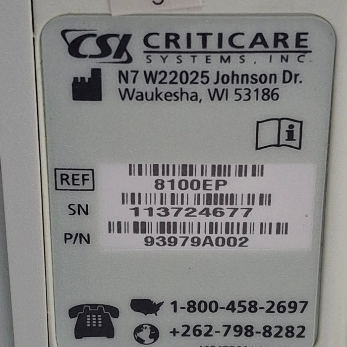 Criticare nGenuity 8100EP1 Patient Monitor