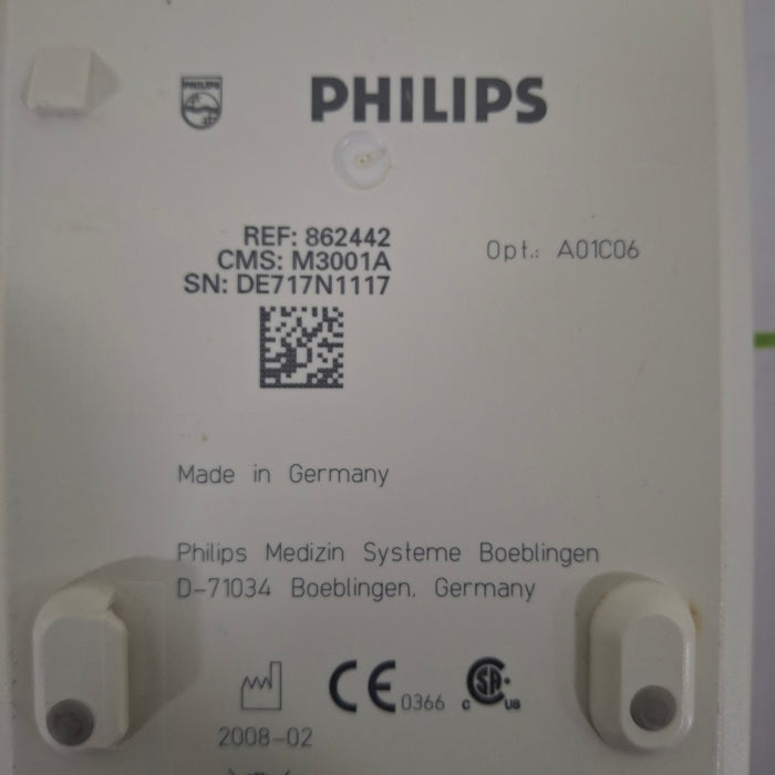 Philips M3001A-A01C06 Fast SpO2, NIBP, ECG, Temp, IBP MMS Module