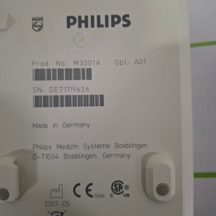Philips M3001A-A01 Fast SpO2, NIBP, ECG MMS Module
