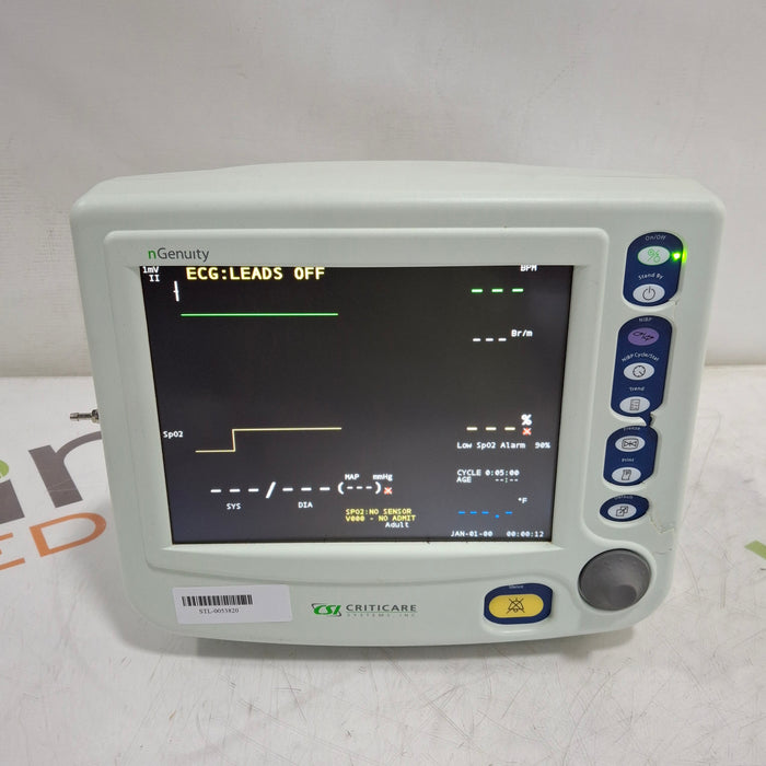 Criticare nGenuity 8100EP Patient Monitor