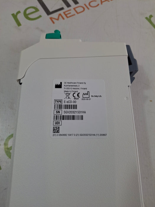 GE Healthcare E-sCO-00 Respiratory Module