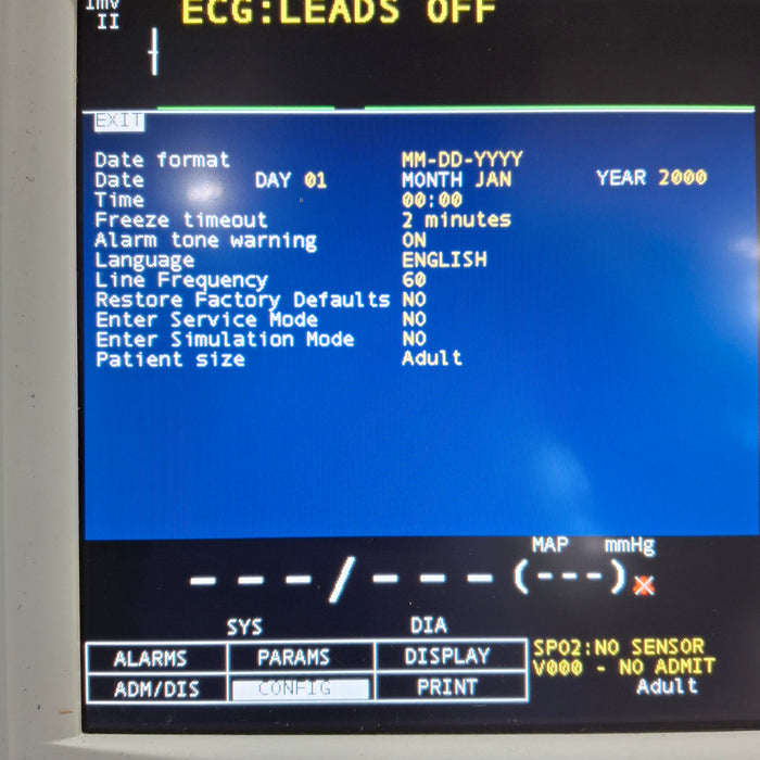 Criticare nGenuity 8100EP Patient Monitor