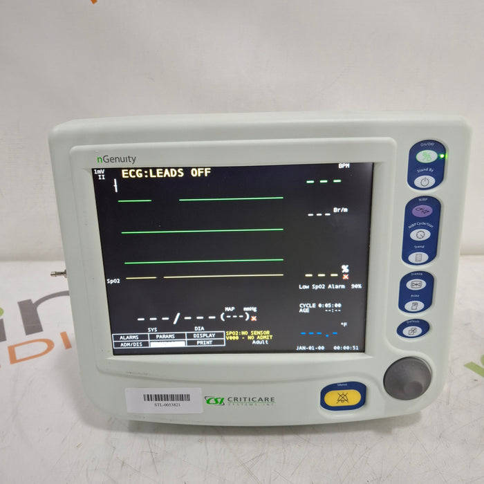 Criticare nGenuity 8100EP Patient Monitor