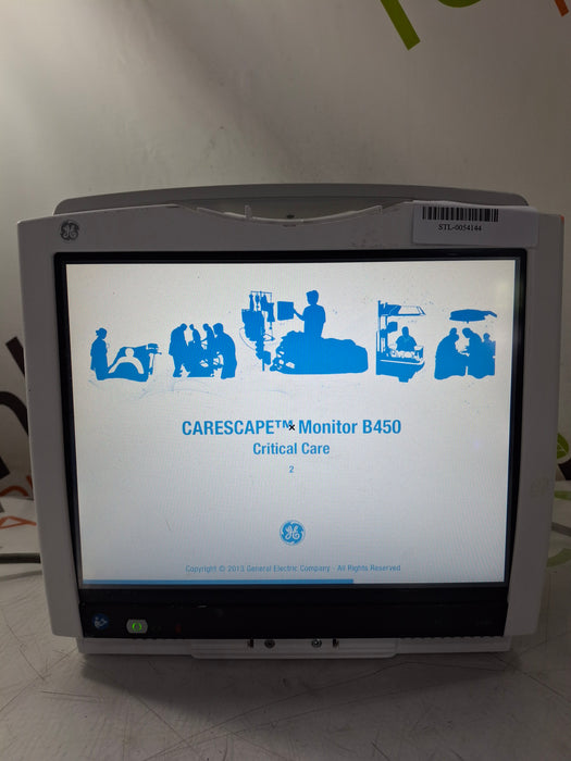 GE Healthcare Carescape B450 Critical Care Patient Monitor