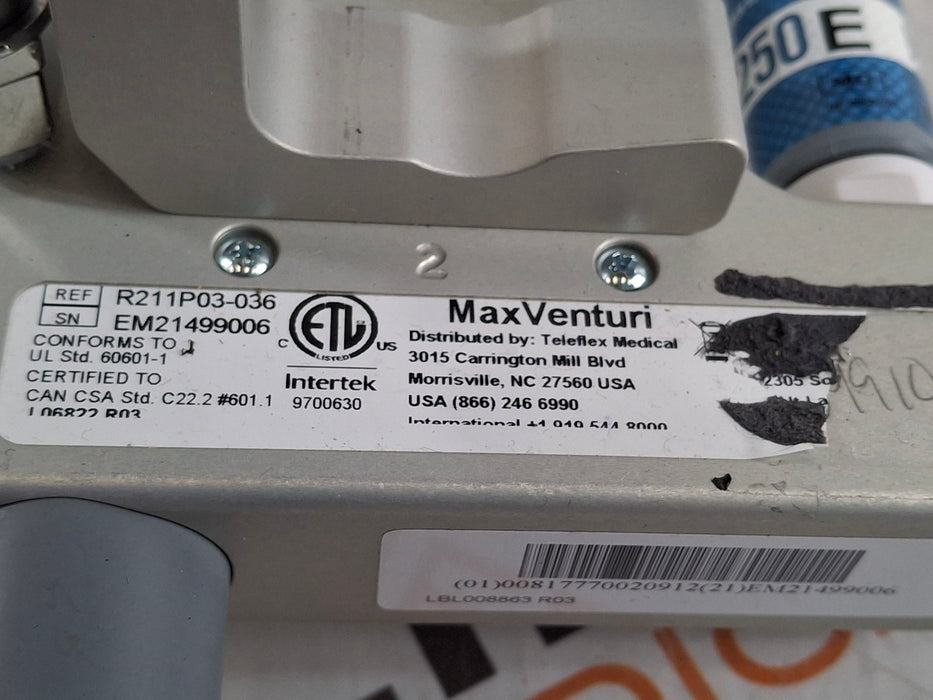 Maxtec, Inc. MaxVenturi Blender w/O2 Analyzer
