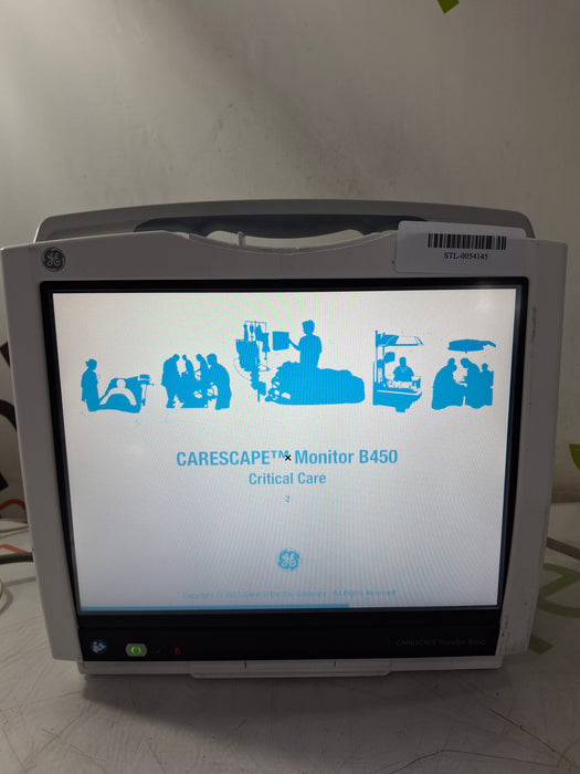 GE Healthcare Carescape B450 Critical Care Patient Monitor