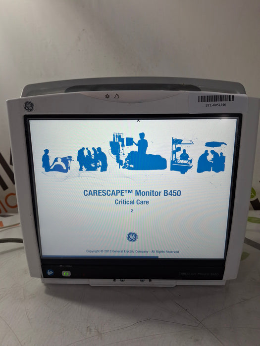GE Healthcare Carescape B450 Critical Care Patient Monitor