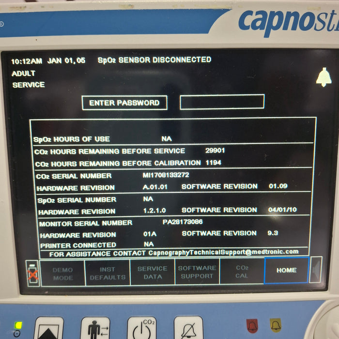 Oridion Capnostream 20P Capnography Monitor