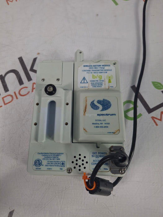 Baxter Sigma Spectrum 6.05.14 with B/G Battery Infusion Pump