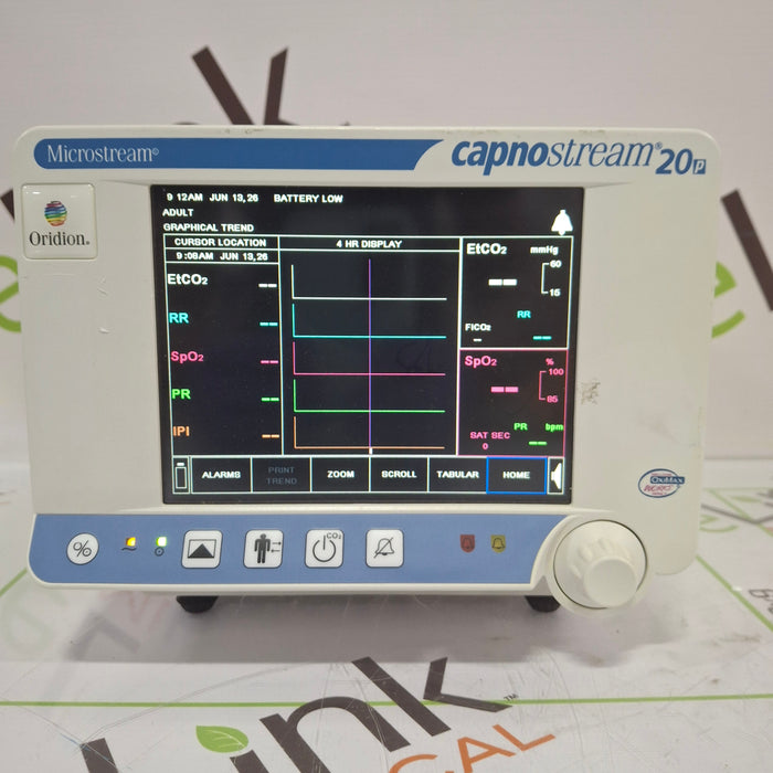 Oridion Capnostream 20P Capnography Monitor