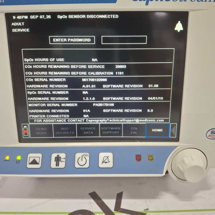 Oridion Capnostream 20P Capnography Monitor