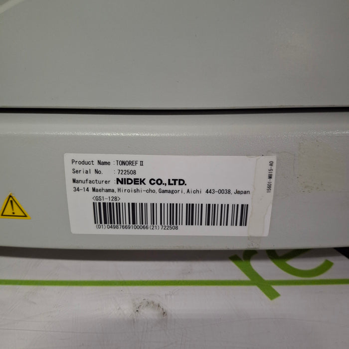 Nidek Tonoref II Auto Ref/Kerato/Tonometer
