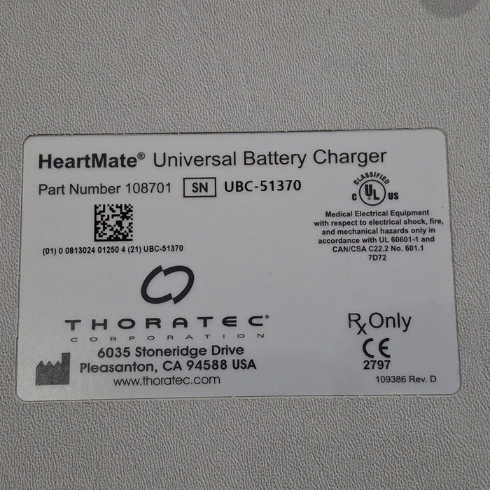 Thoratec Heart Mate Universal Battery Charger