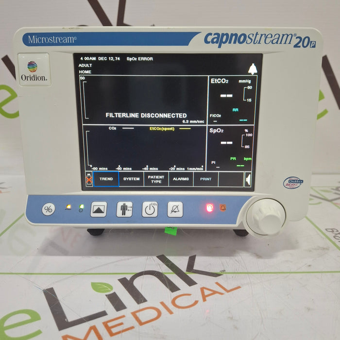 Oridion Capnostream 20P Capnography Monitor