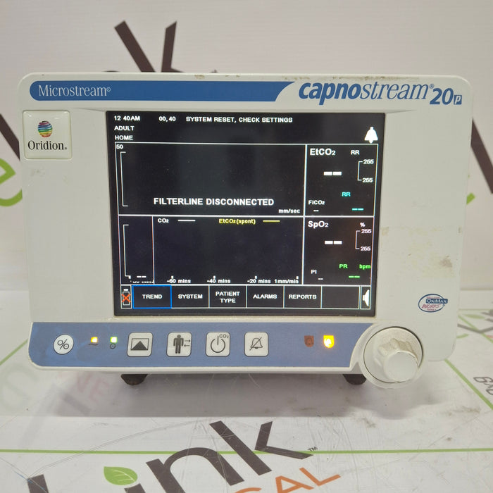 Oridion Capnostream 20P Capnography Monitor