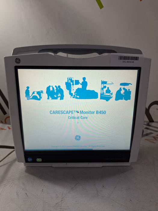 GE Healthcare Carescape B450 Critical Care Patient Monitor