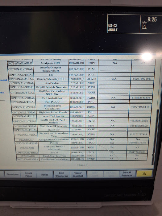 GE Healthcare Carescape B450 Critical Care Patient Monitor