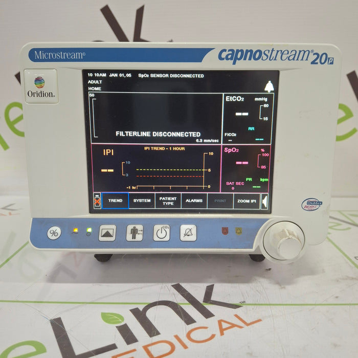 Oridion Capnostream 20P Capnography Monitor
