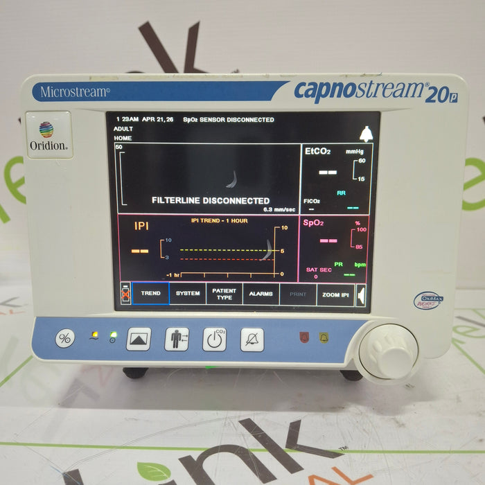 Oridion Capnostream 20P Capnography Monitor
