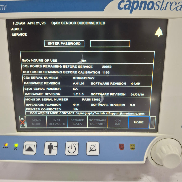 Oridion Capnostream 20P Capnography Monitor