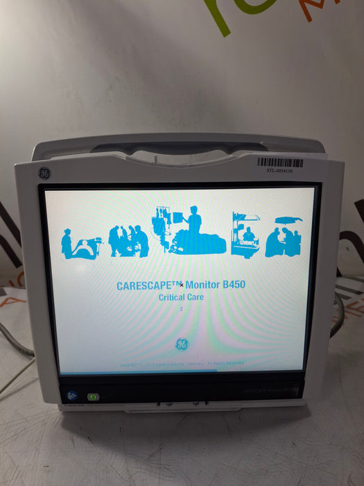 GE Healthcare Carescape B450 Critical Care Patient Monitor