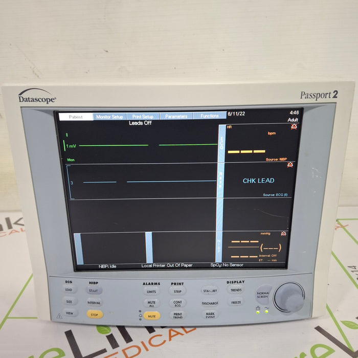 Datascope Passport 2 Patient Monitor