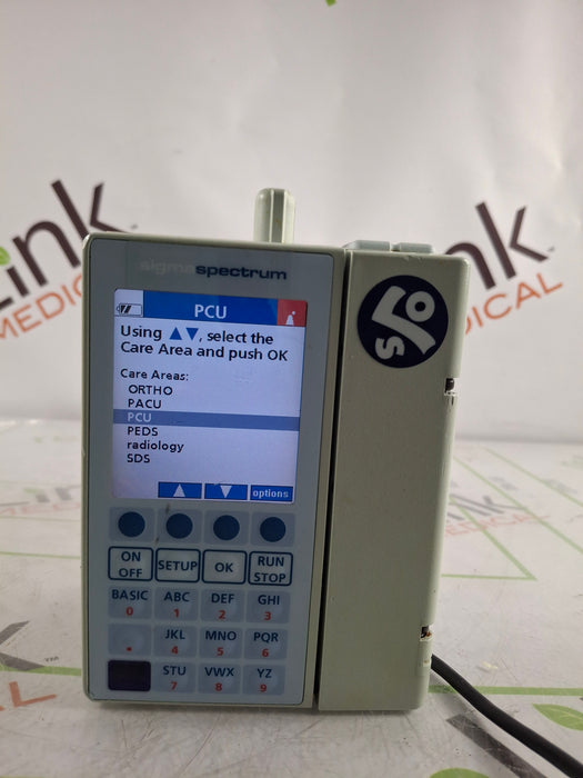 Baxter Sigma Spectrum 6.05.14 with B/G Battery Infusion Pump
