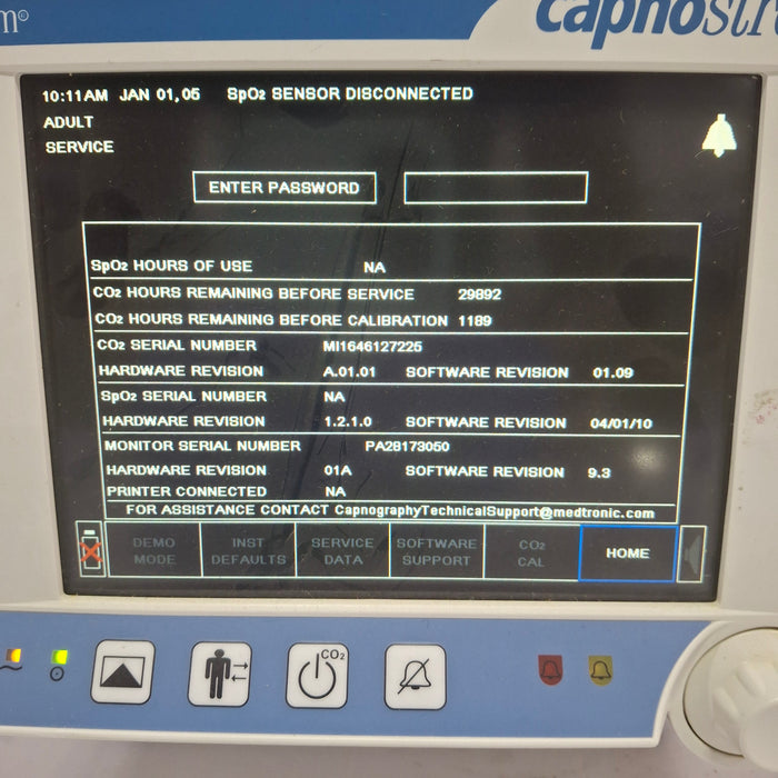 Oridion Capnostream 20P Capnography Monitor