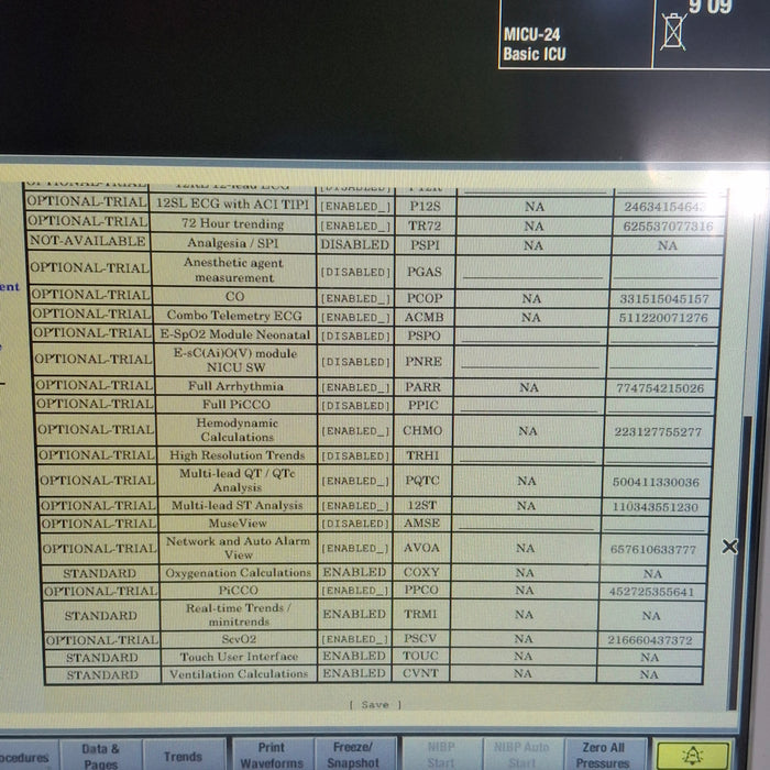 GE Healthcare Carescape B650 Critical Care Patient Monitor