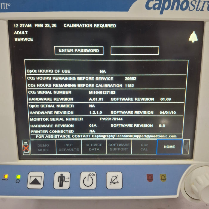Oridion Capnostream 20P Capnography Monitor