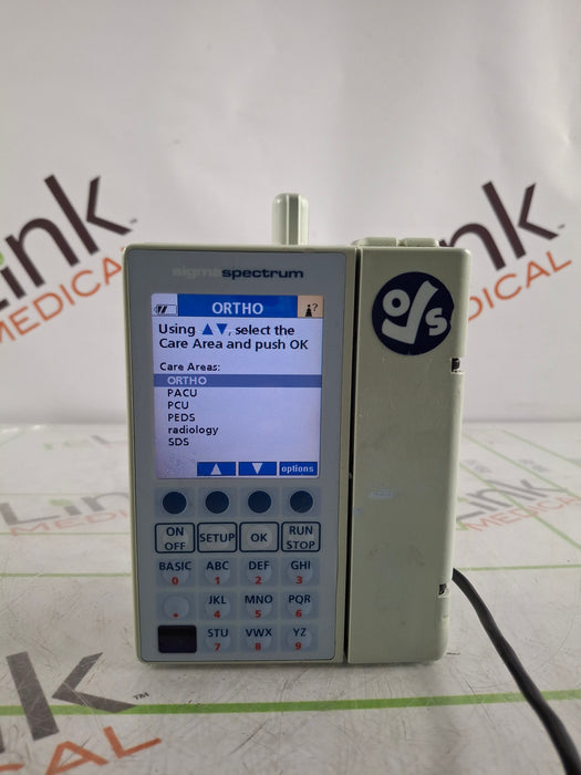 Baxter Sigma Spectrum 6.05.14 with B/G Battery Infusion Pump