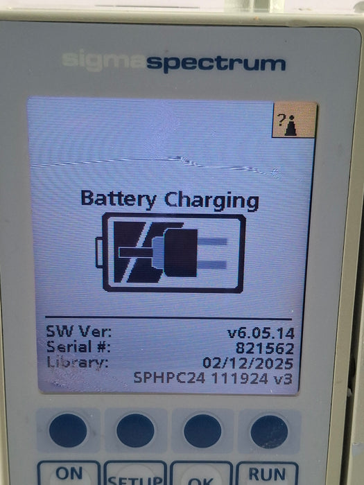 Baxter Sigma Spectrum 6.05.14 with B/G Battery Infusion Pump