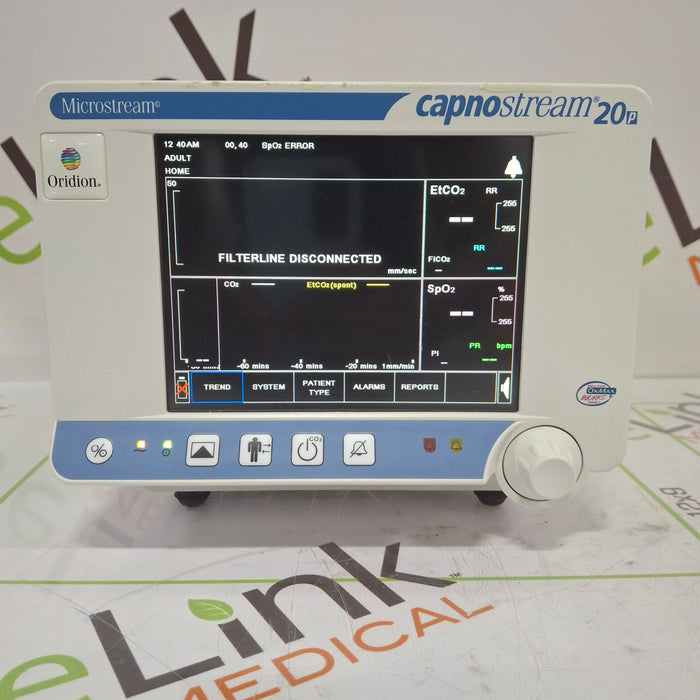 Oridion Capnostream 20P Capnography Monitor