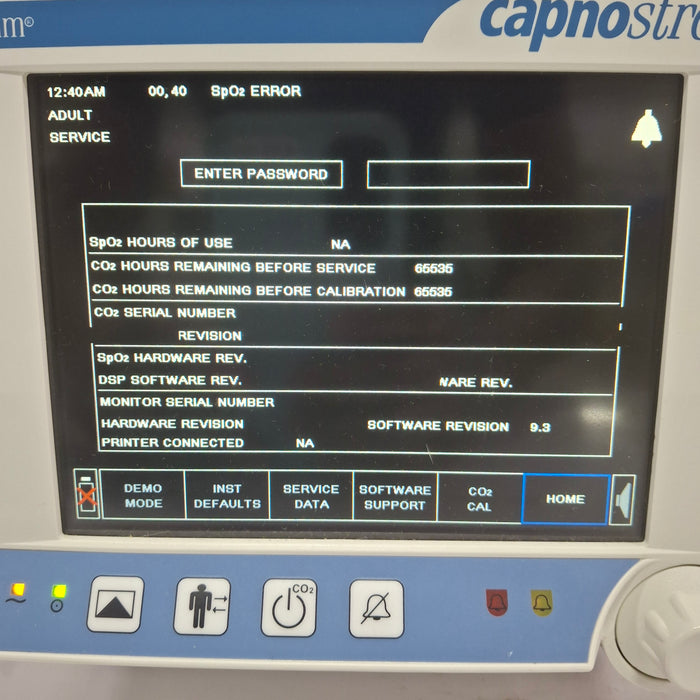 Oridion Capnostream 20P Capnography Monitor