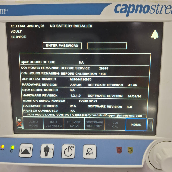 Oridion Capnostream 20P Capnography Monitor