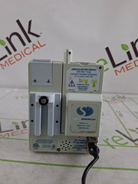 Baxter Sigma Spectrum 6.02.07 with B/G Battery Infusion Pump