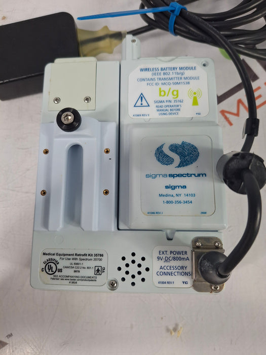 Baxter Sigma Spectrum 6.05.14 with B/G Battery Infusion Pump
