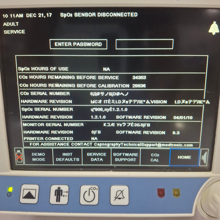 Oridion Capnostream 20P Capnography Monitor
