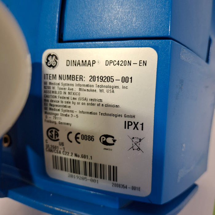 GE Healthcare Dinamap ProCare 400 Patient Monitor