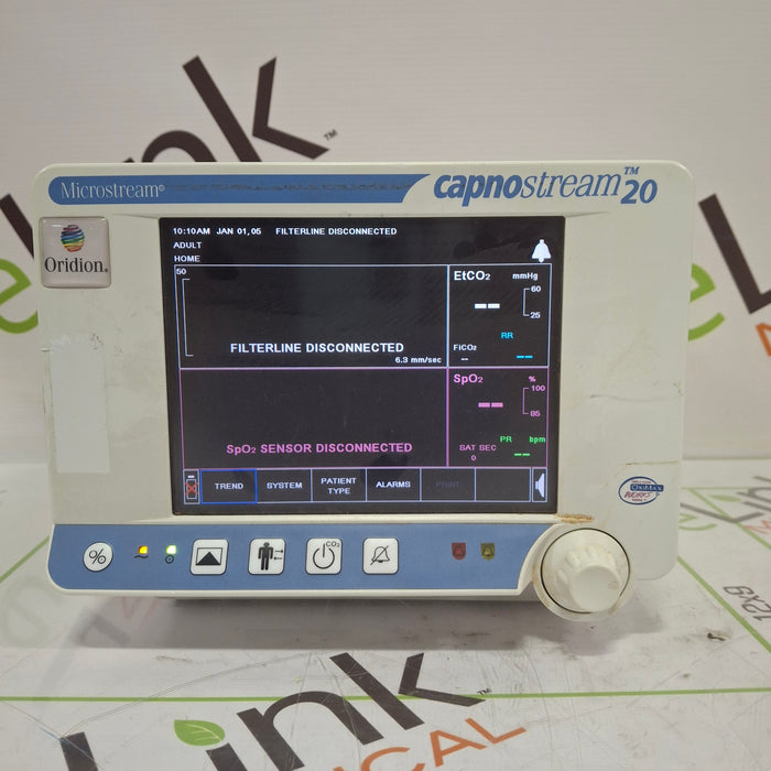 Oridion Capnostream 20 Capnography Monitor
