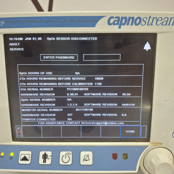 Oridion Capnostream 20 Capnography Monitor