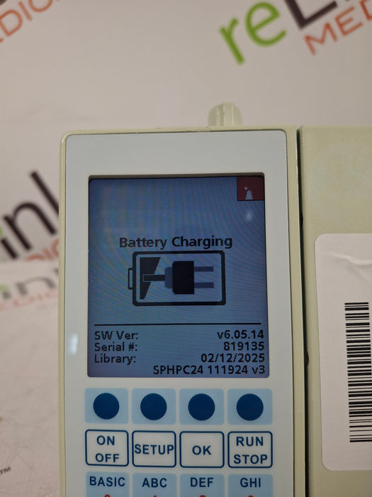Baxter Sigma Spectrum 6.05.14 with B/G Battery Infusion Pump