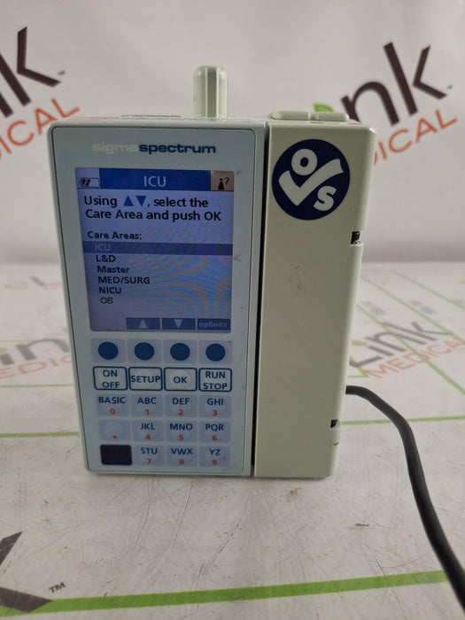 Baxter Sigma Spectrum 6.05.14 with B/G Battery Infusion Pump