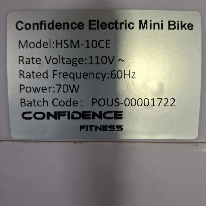 Confidence Fitness HSM-10CE Electric Mini Bike