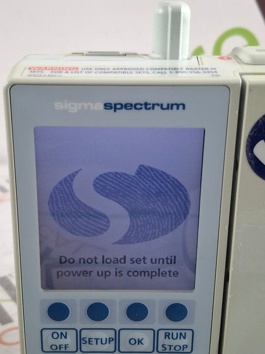 Baxter Sigma Spectrum 6.05.14 with B/G Battery Infusion Pump