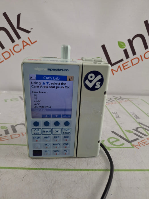 Baxter Sigma Spectrum 6.05.14 with B/G Battery Infusion Pump