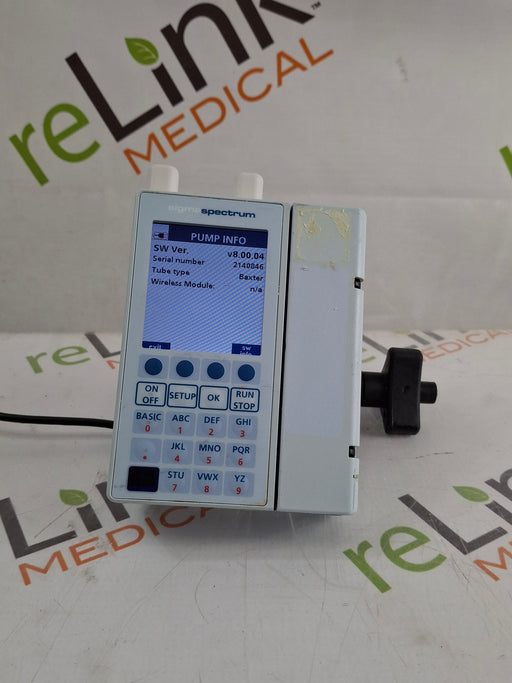 Baxter Baxter Sigma Spectrum 8.00.04 w/ A/B/G/N Battery Infusion Pump Infusion Pump reLink Online