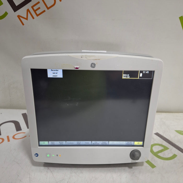 GE Healthcare Carescape B650 Critical Care Patient Monitor