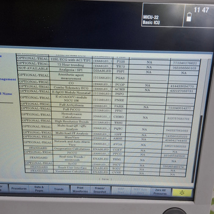 GE Healthcare Carescape B650 Critical Care Patient Monitor